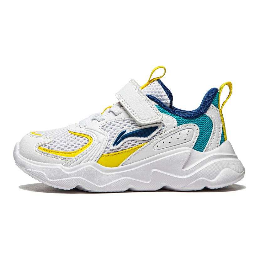Li-Ning YOUNG Li Ning YOUNG Low top Kids Lifestyle Shoes White Blue Yellow Kids'