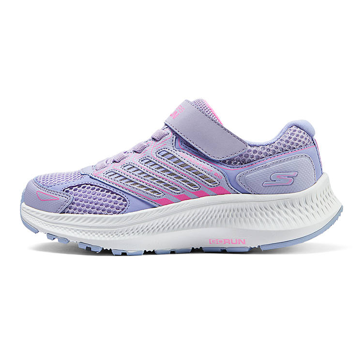 Skechers Girls Mesh Low top Casual Shoes Purple Kids'