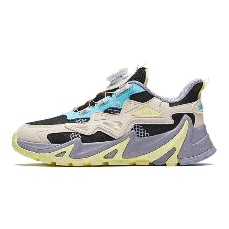 Antakids Synthetic Leather, Textile Comfortable Low top Casual Shoes Black White Blue Teenagers