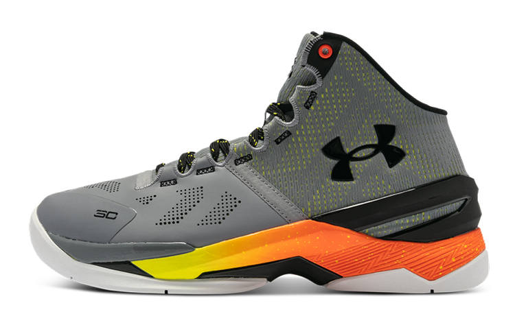 Under Armour Curry 2 Game Ready Slip Resistant Cushioning Abrasion Resistant Breathable High top