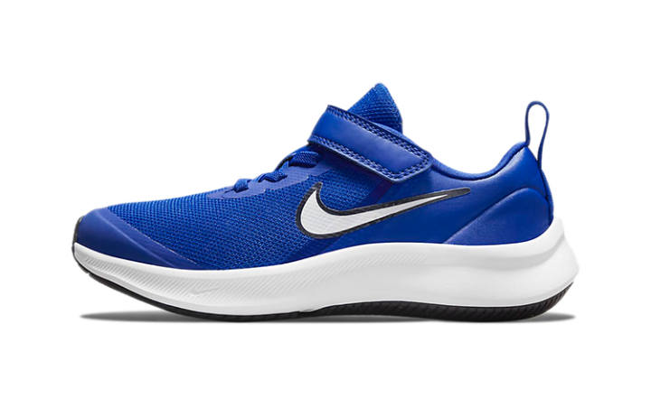 Nike Nike Star Runner 3 Mesh Recyclable Material Low top Kids' Running Shoes Blue White Children Aged 3 7 Years Old