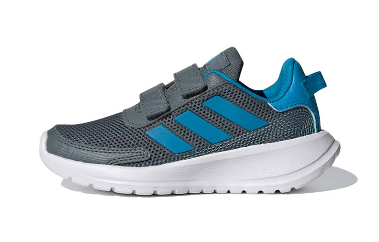 Adidas Adidas Tensor Slip Resistant Low top Kids' Running Shoes Gray Blue Children Aged 3 7 Years Old