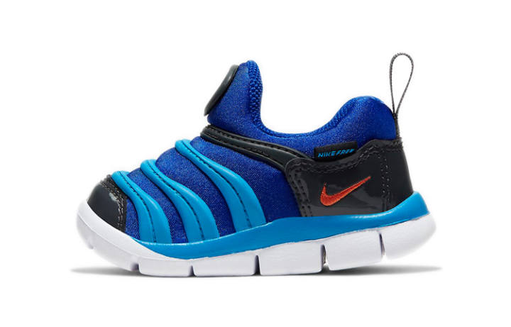 Nike Nike Dynamo Free Lightweight Low top Sports Casual Shoes Black Blue Infant And Toddler