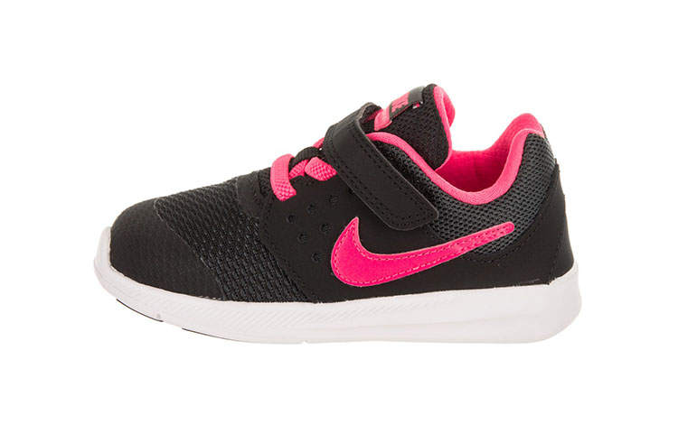 Nike Nike Downshifter 7 Slip Resistant Cushioning Abrasion Resistant Low top Toddler Shoes Black Pink Infant And Toddler
