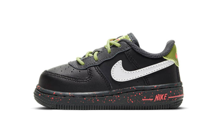 Nike Nike Air Force 1 Low top Toddler Shoes Black Green Infant And Toddler