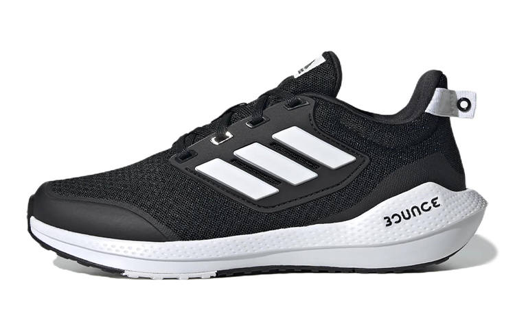 Adidas Adidas EQ21 2.0J Slip Resistant, Abrasion Resistant, Breathable Low top Kids' Running Shoes Black White