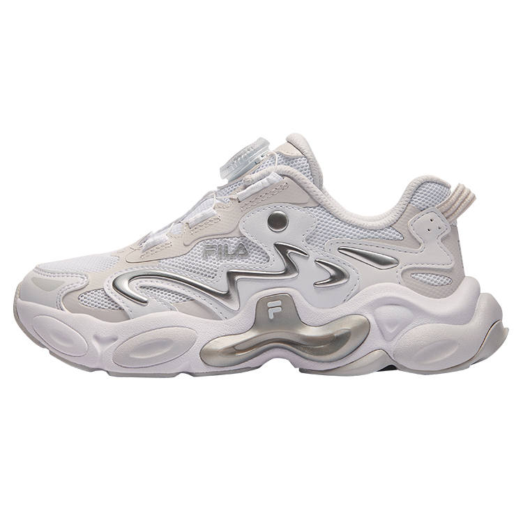 FILA KIDS Amber Synthetic Leather, Textile Lightweight Cushioning Lightweight Cushioning Low top Kids' Running Shoes