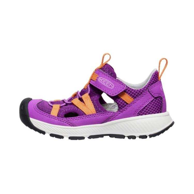 Keen Motozoa Slip Resistant Abrasion Resistant Slip Resistant Abrasion Resistant Children's Sandals Purple