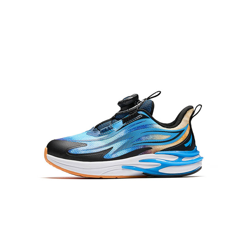 Antakids Flame Fabric Lightweight Cushioning Low top Kids' Running Shoes Blue Kids'