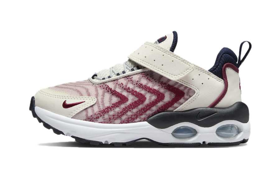 Nike Nike Air Max TW Leather Anti Kick And Abrasion Resistant Low top Kids Lifestyle Shoes Beige Children Aged 3 7 Years Old