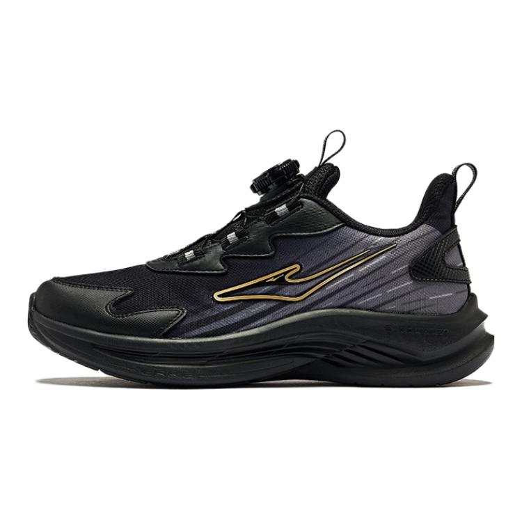 ERKE KIDS Wind Control Synthetic Leather Fashion Trend Slip Resistant Abrasion Resistant Low top Running Shoes