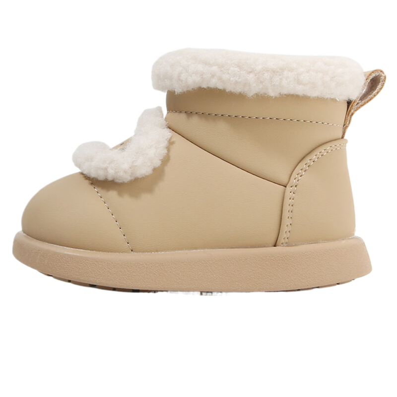MAIBUXIONG Fleece Lined Minimalist Style Casual Thermal Toddler Shoes Infant And Toddler