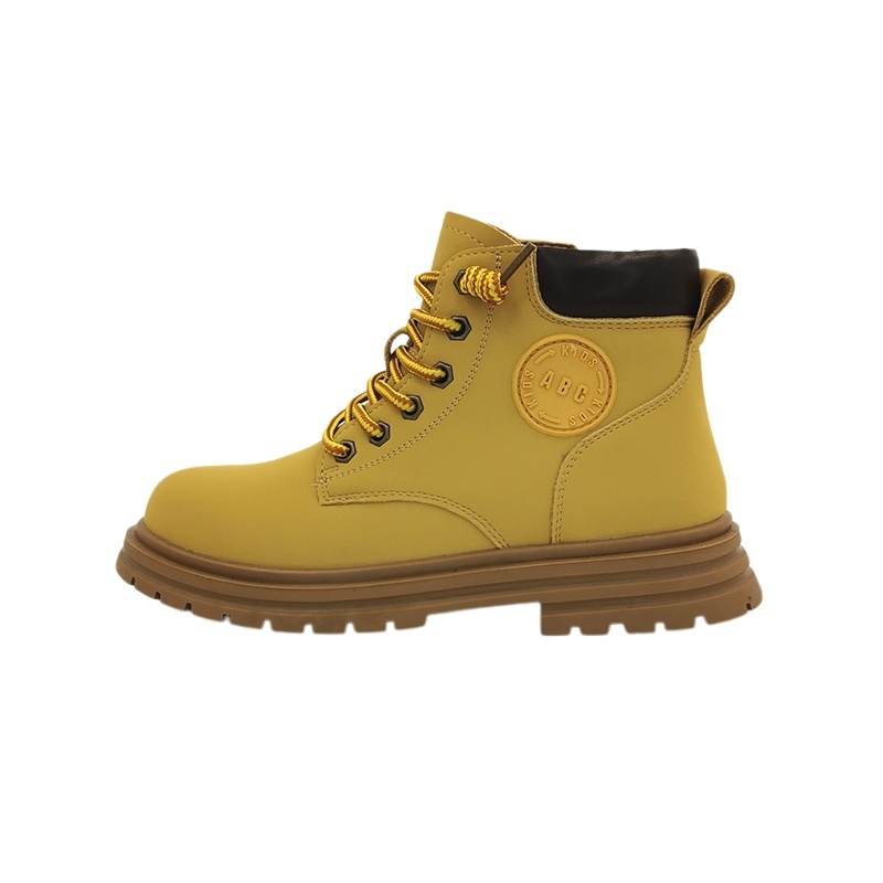ABC KIDS Pre school ABC KIDS Slip Resistant Abrasion Resistant Slip Resistant Abrasion Resistant Crew Kids' Boots Yellow