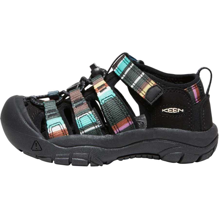Keen Newport H2 Low top Kids' Outdoor Shoes Black Green Children Aged 3 7 Years Old
