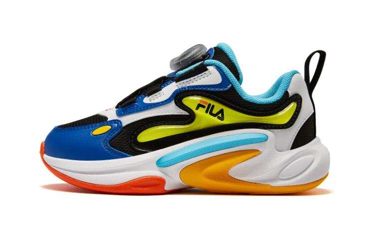 FILA KIDS Versatile Waterproof And Breathable Waterproof And Breathable Low top Kids' Running Shoes Bright Yellow