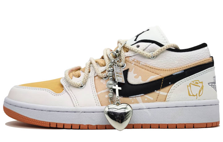 Jordan Jordan Air Jordan 1 Low Leather Slip Resistant Abrasion Resistant Slip Resistant Abrasion Resistant Low top