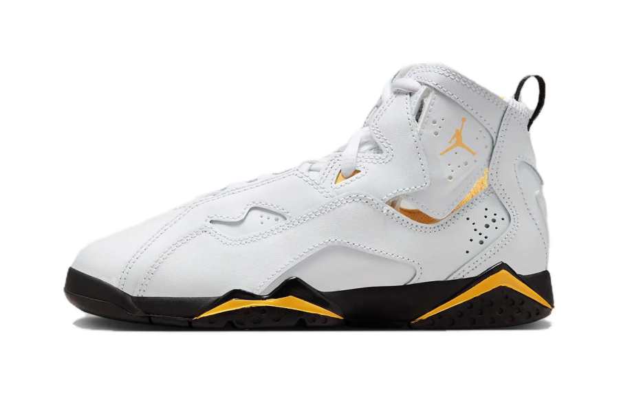 Jordan Jordan True Flight High top Children's Basketball Shoes White Gold Children Aged 3 7 Years Old