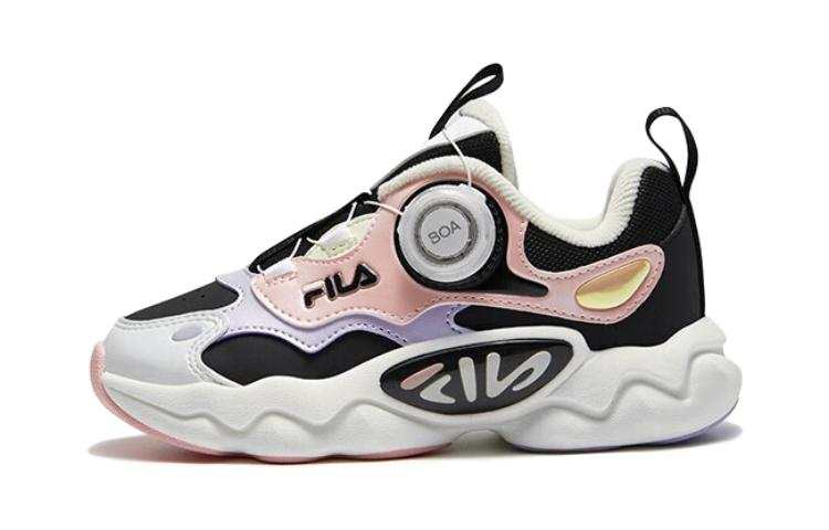 FILA KIDS Vintage Cushioning, Wear Resistant Low top Kids' Running Shoes Fresh Pink Children Aged 3 7 Years Old