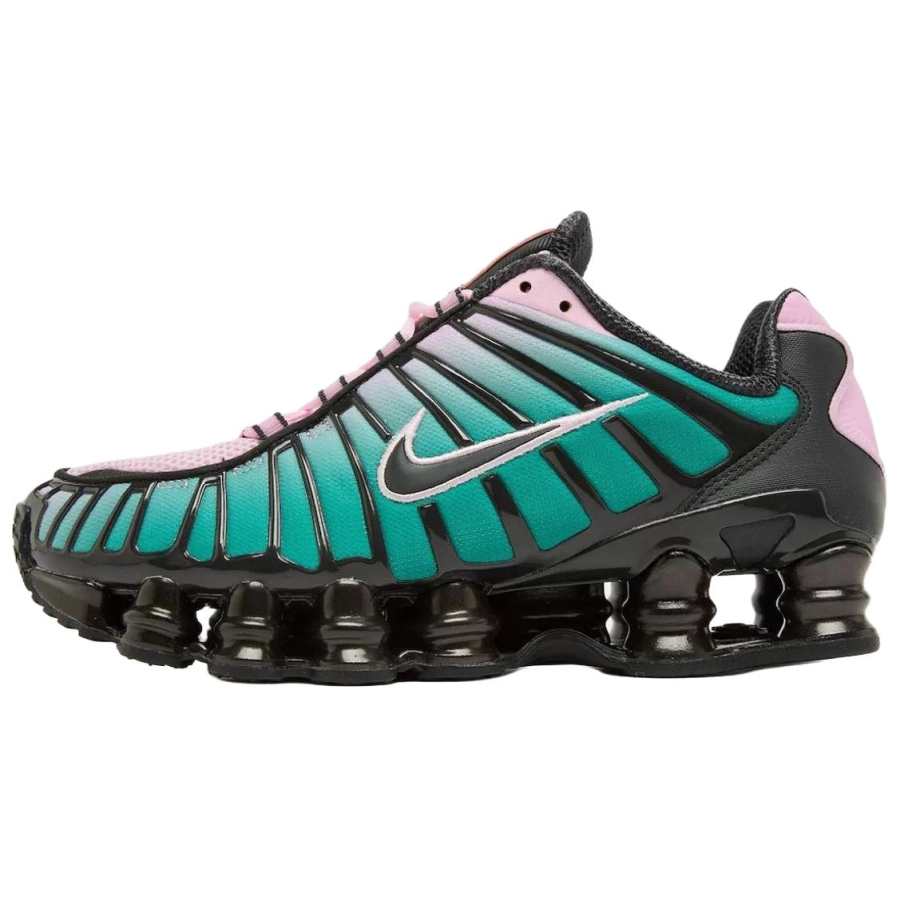 Nike Nike Shox TL Series Comfortable And Trendy Low top Casual Shoes Women's Green Pink