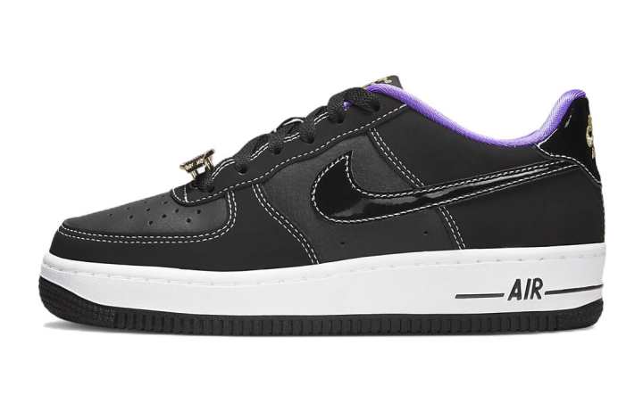 Nike Nike Air Force 1 Low '07 LV8 World Champ Black Purple GS