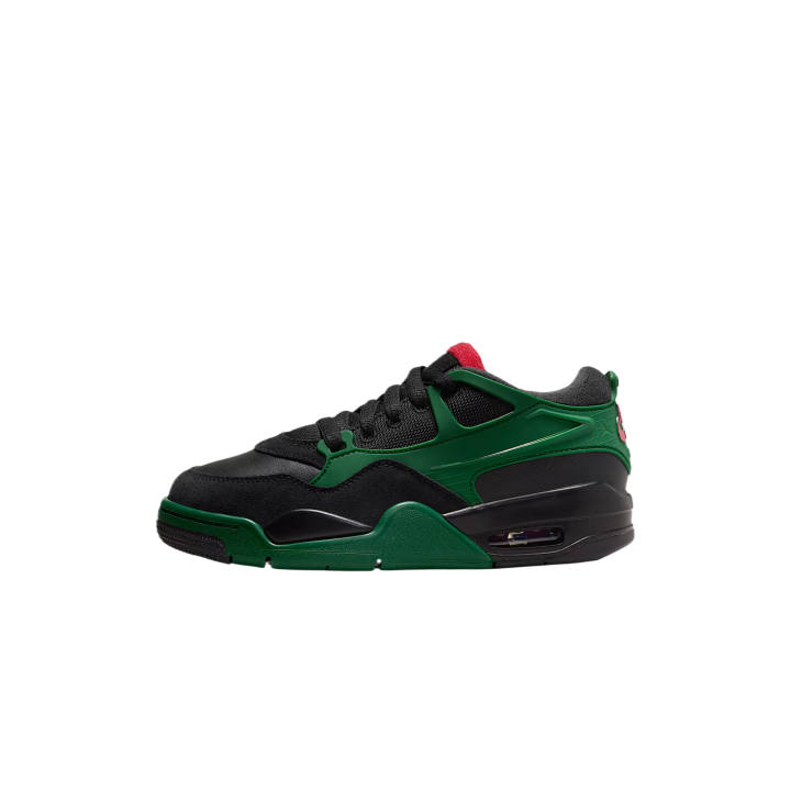 Jordan Jordan Air Jordan 4 Leather Mid top Training Shoes Green Unisex