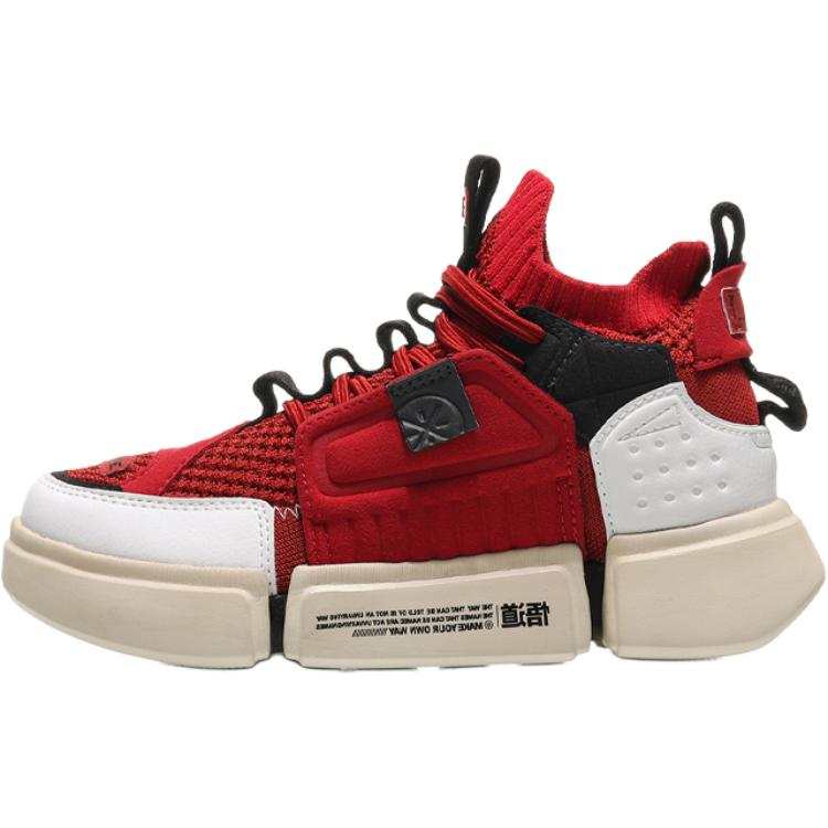 Li-Ning YOUNG Li Ning YOUNG Essence 2 ACE Mid top Basketball Shoes Red Teenagers