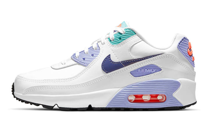 Nike Nike Air Max 90 SE 2 GS White Dark Purple Dust