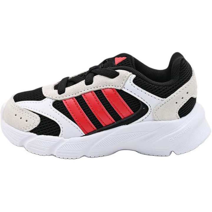 Adidas Adidas Cloudfoam Comfortable Slip Resistant Abrasion Resistant Low top Toddler Shoes Black White Infant And Toddler