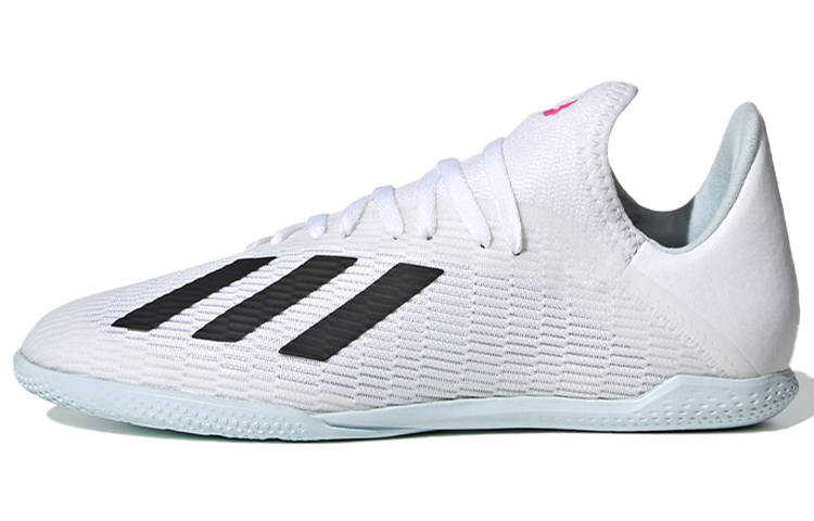 Adidas Adidas X 19.3 Indoor Boots K Sports Breathable And Slip Resistant Low top Kids' Running Shoes White Black Pink Kids'