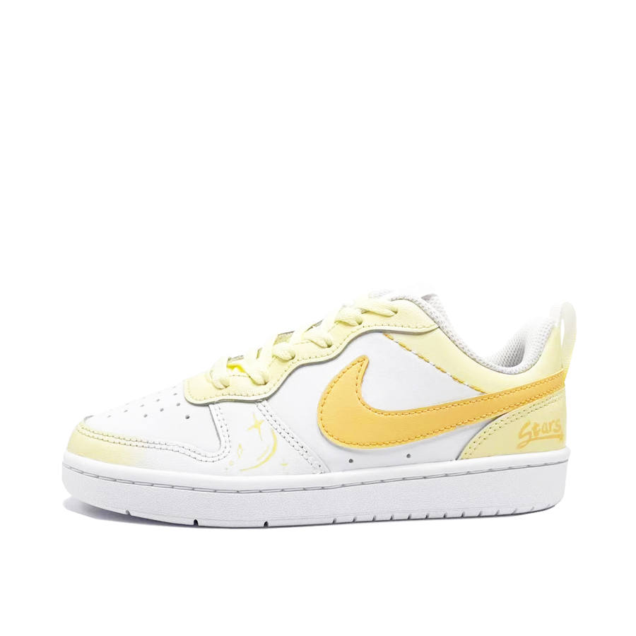 Nike Nike Court Borough Star Leather Slip Resistant Cushioning Abrasion Resistant Low top Kids' Skateboarding Shoes