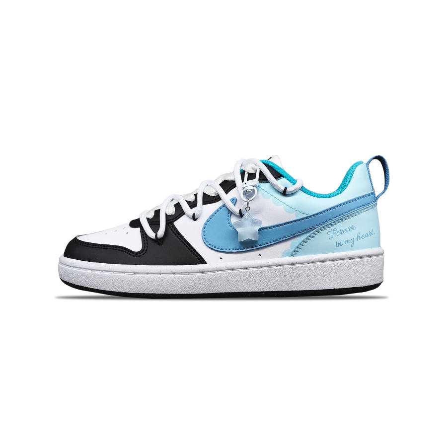 Nike Nike Court Borough Low Synthetic Leather Slip Resistant Cushioning Abrasion Resistant