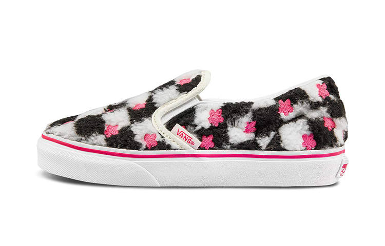 Vans Vans Slip-On Classic Kids 'Sherpa Floral Checkerboard'