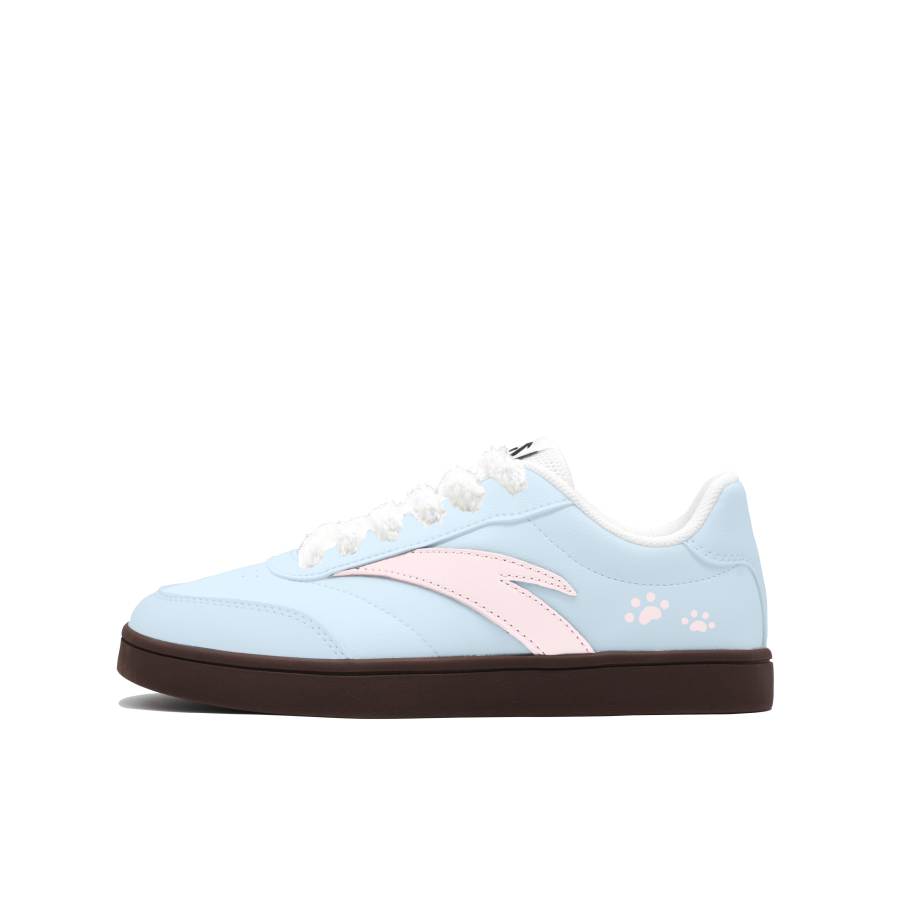 Anta Active Lightweight Low top Skateboard Shoes Women's Blue Pink