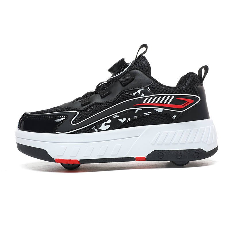 KUDING Cushioning, Wear Resistant Kids' Skateboarding Shoes Teenagers