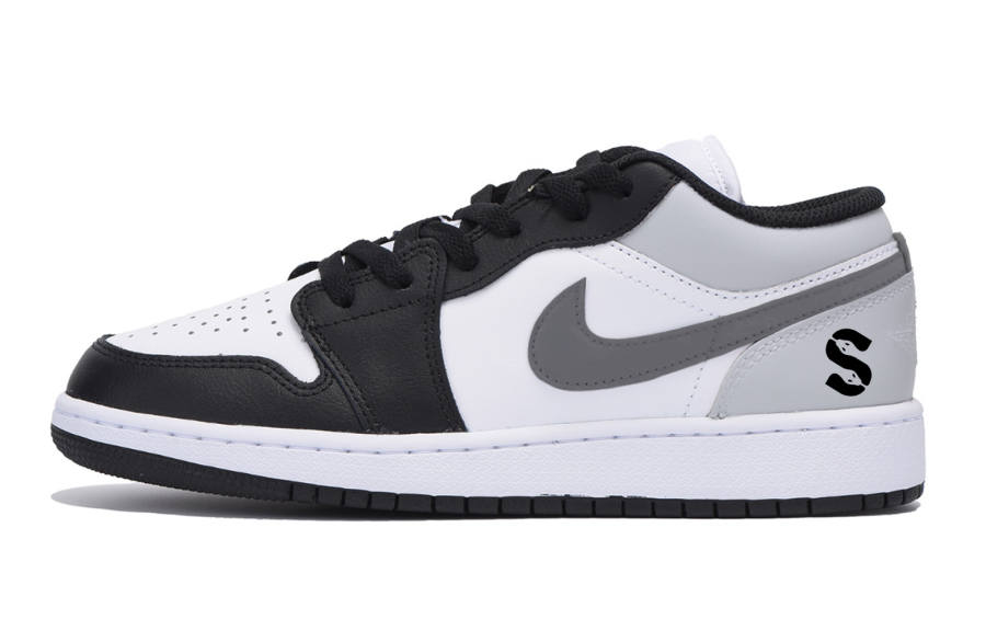 Jordan Jordan Air Jordan 1 Low Kids' Skateboarding Shoes Dark Gray Teenagers