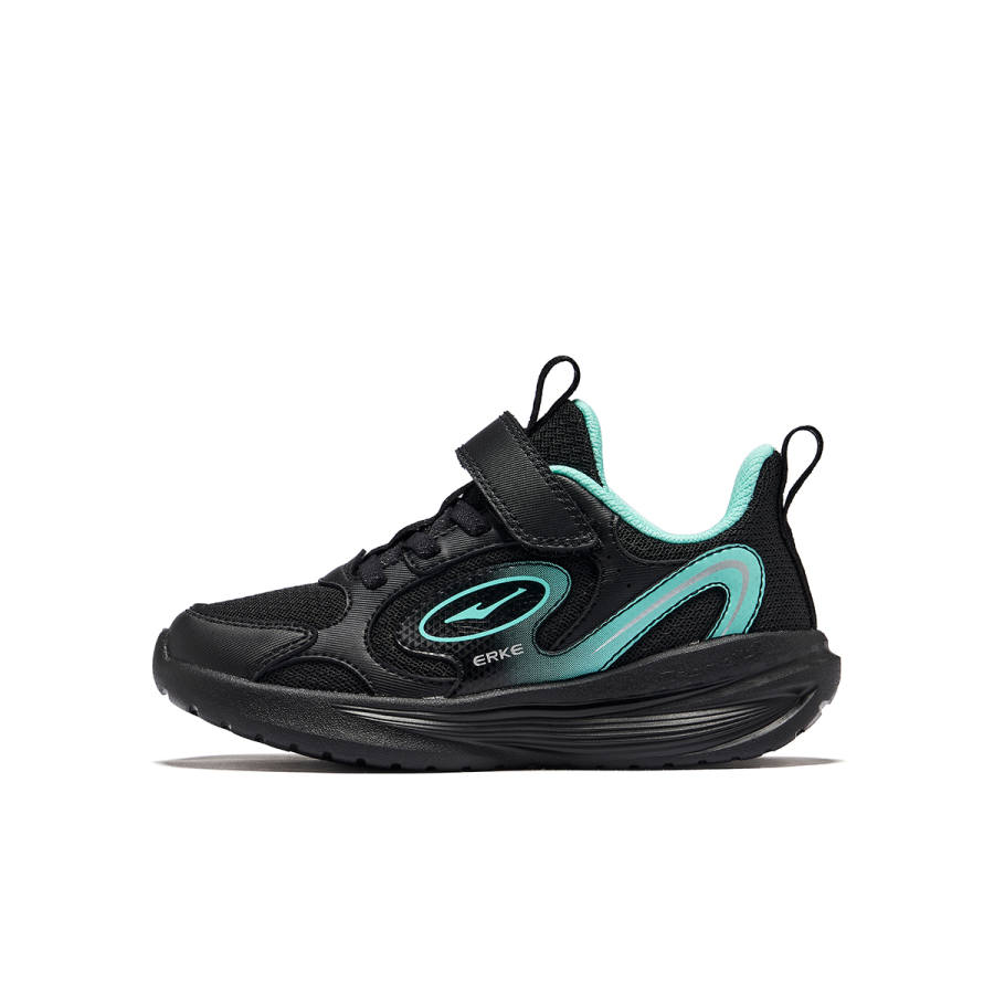 ERKE KIDS Cloud Chase Synthetic Leather, Textile Slip Resistant Cushioning Abrasion Resistant Low top
