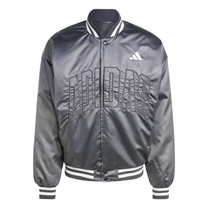 Adidas Adidas BOMBER Jackets Men's Crystal Linen Baseball Collar Moderate Pilot