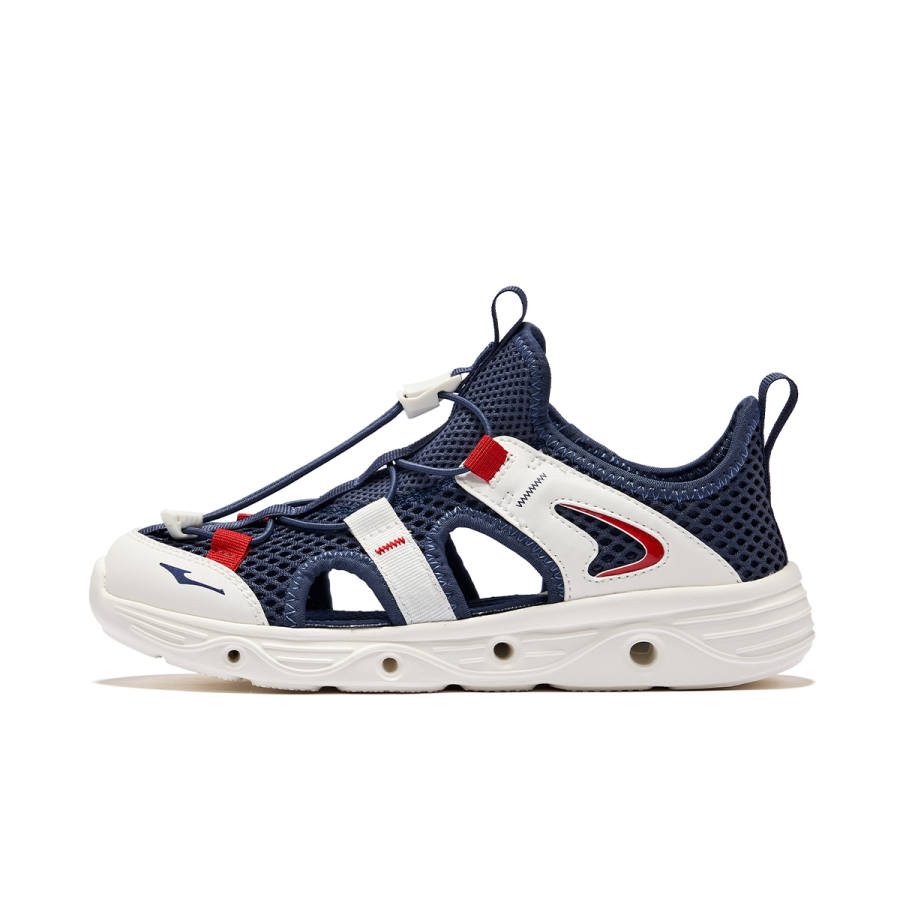 ERKE KIDS Journey Synthetic Leather, Textile Slip Resistant, Breathable, And Quick Dry Low top Children's Sandals