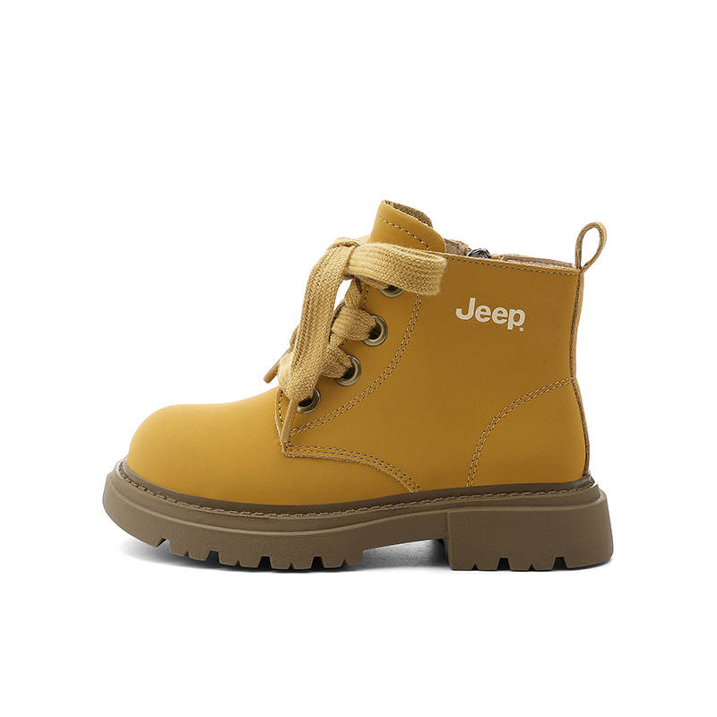Jeep Abrasion Resistant High top Kids' Boots Yellow Brown Kids'