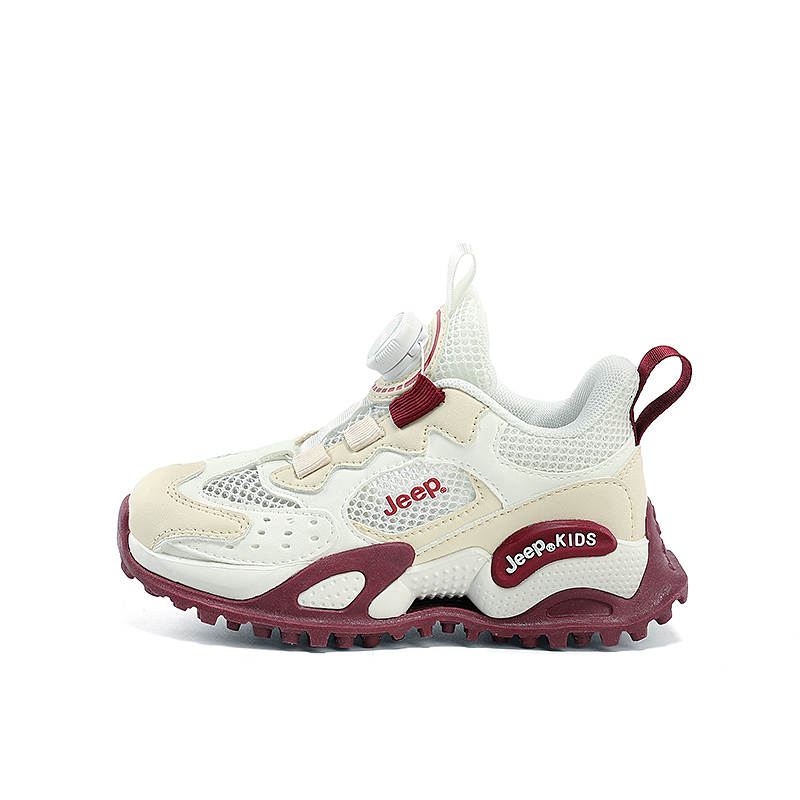 Jeep Kids' Running Shoes Beige Red Kids'
