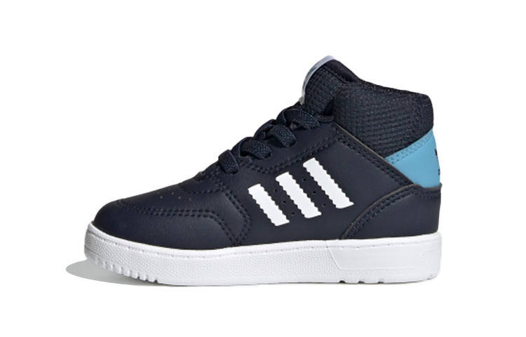 Adidas Originals Slip Resistant High top Toddler Shoes Black Blue White Infant And Toddler
