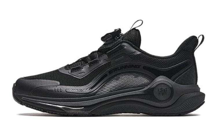 Antakids Lingyun Synthetic Leather, Textile Sports Anti Kick Waterproof Low top Running Shoes Black Teenagers