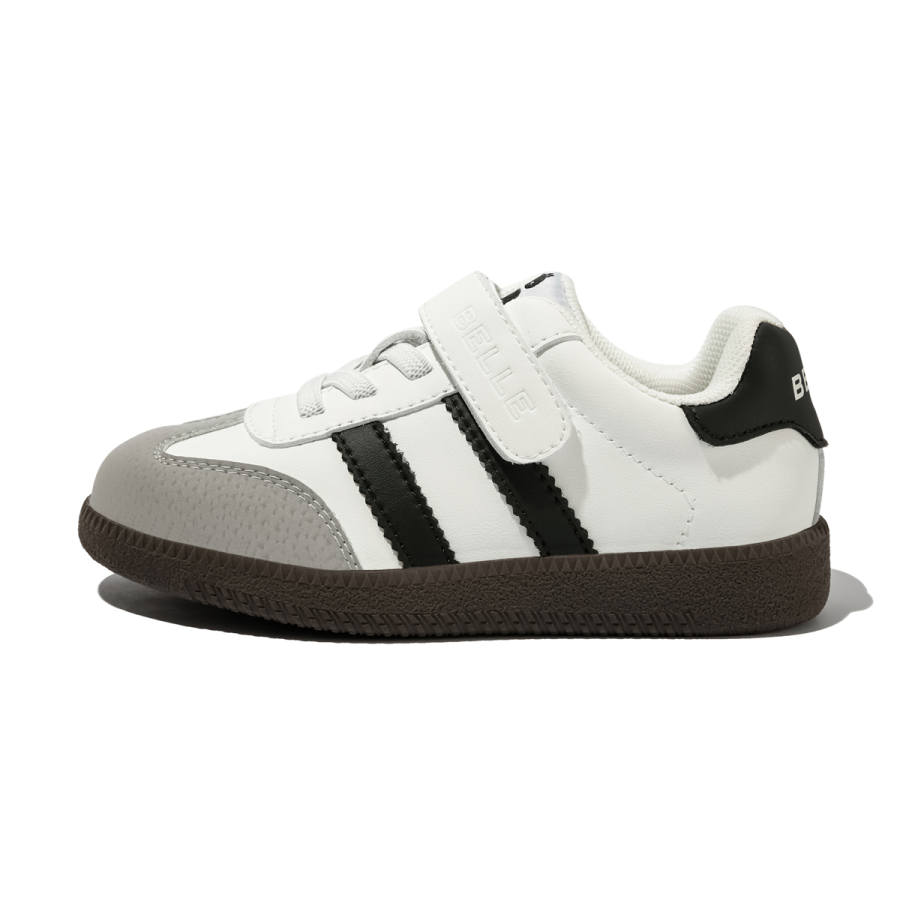 BELLE Synthetic Leather Low top Kids' Skateboarding Shoes Black