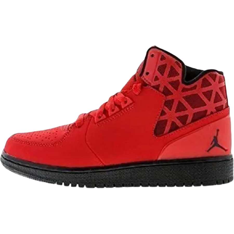 Jordan Jordan Air Jordan 1 High top Children's Basketball Shoes Red Teenagers