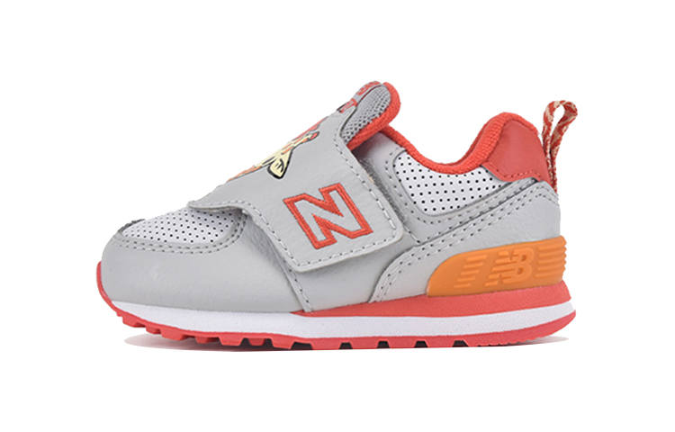 New Balance New Balance Cushioning Abrasion Resistant Breathable Low top Toddler Shoes Gray Orange Infant And Toddler