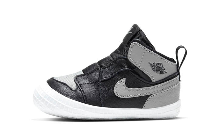 Jordan Jordan 1 Crib Bootie Black Medium Grey I