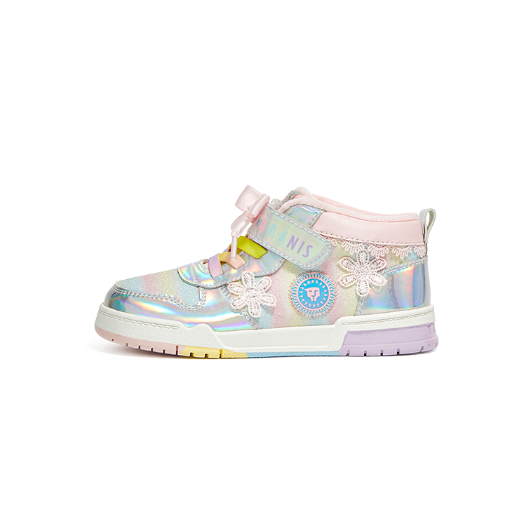 TARANIS Winter Fleece Lined Thermal, Slip Resistant Abrasion Resistant, Girls, Lightweight Kids' Skateboarding Shoes