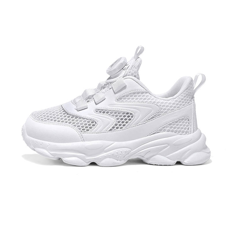 ABC KIDS Slip Resistant Lightweight Cushioning Low top Casual Shoes White Kids'