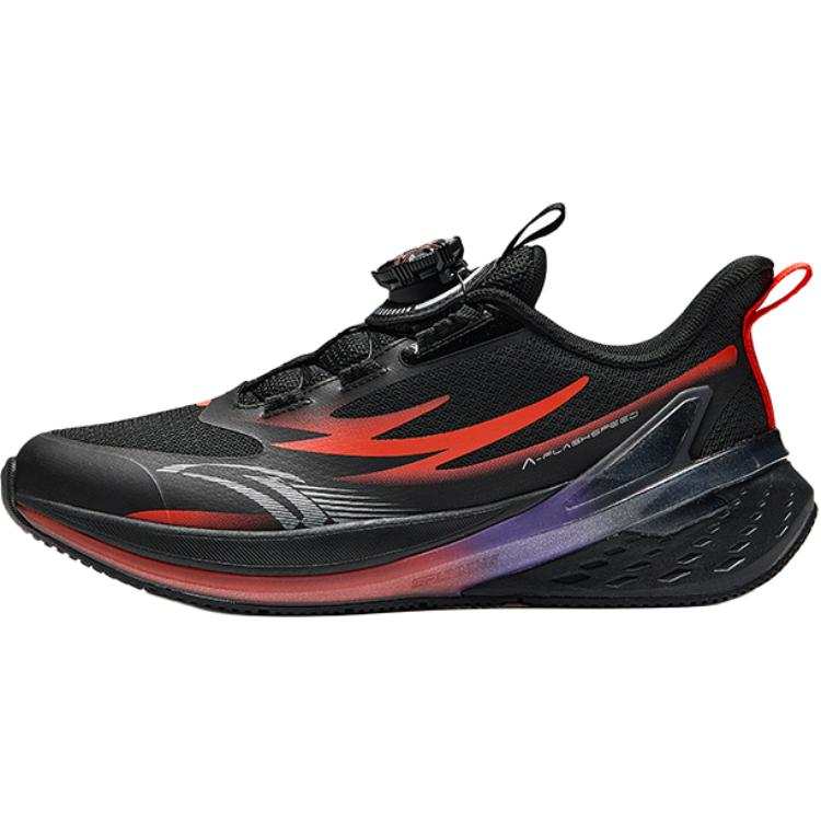 Antakids Gongsu Fashion Low top Running Shoes Black Orange Teenagers