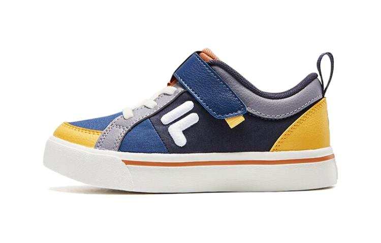 FILA KIDS Pop Low top Kids' Skateboarding Shoes Crown Blue Snow Children Aged 3 7 Years Old